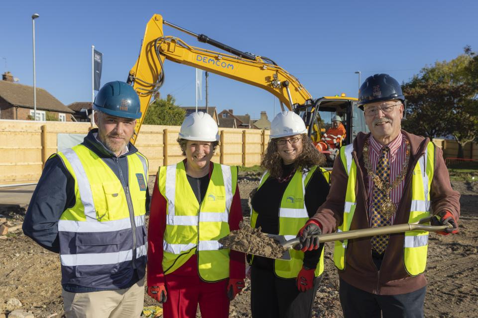 The official ground-breaking event at our latest development Colville Road Phase 3 marks the start on site by the partnership of over 700 new council homes in the city