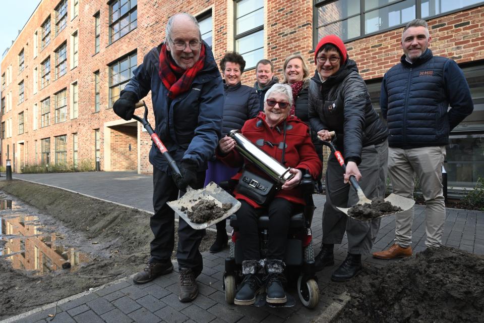 Ironworks time capsule burried